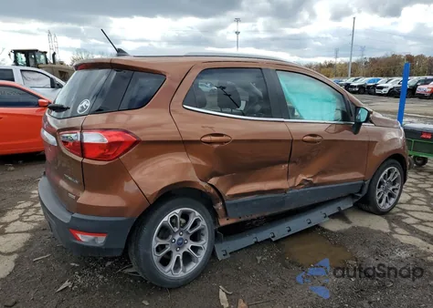 2018 Ford Ecosport Titanium z USA, uszkodzony, nr VIN MAJ3P1VE4JC202817